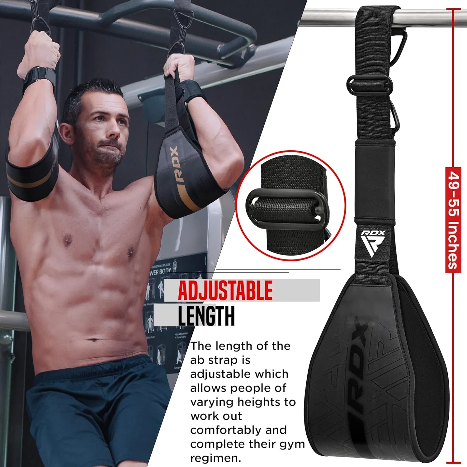 AB Straps for Pull Up Bar Hanging (Pair)