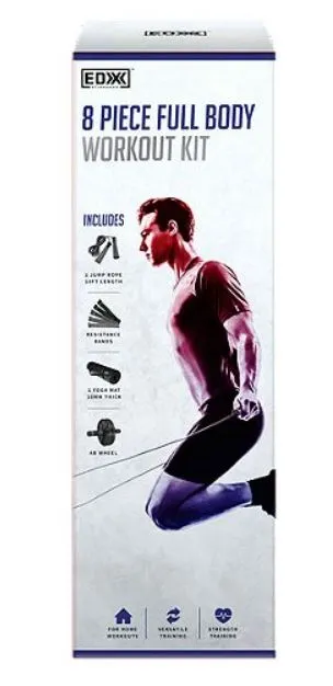 EDX 8 Piece Full Body Workout Kit