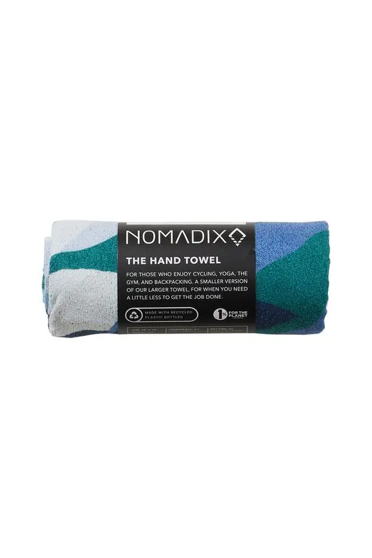 MONSTERA BLUE HAND TOWEL