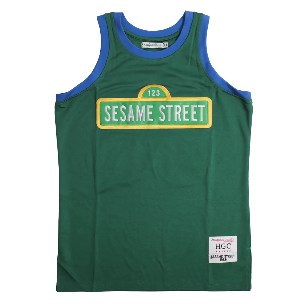 SESAME STREET BASKETBALL JERSEY GREEN