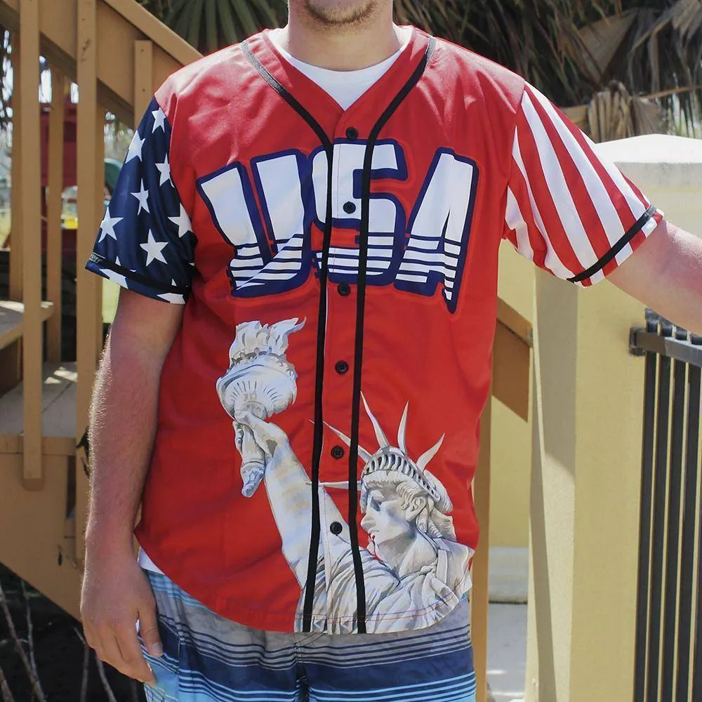 USA Liberty Baseball Jersey