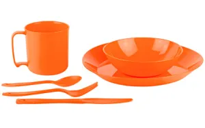 UST PACKWARE DISH SET ORANGE